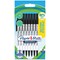 Paper Mate Kilometrico Ballpoint Pen, Medium 1.0mm, Black, Pack of 8