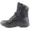 Tuffking Bishop Tactical Non-Safety Leather Boots, 8 Inch Zip, Black, 12