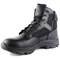 Tuffking Raid Tactical Non-Safety Leather Boots, 6 Inch Side Zip, Black, 12