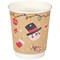 Go-Pak Double Wall Christmas Icons Hot Cup 227ml Pack of 500