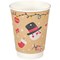 Go-Pak Double Wall Christmas Icons Hot Cup 341ml Pack of 500