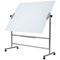 Bi-Office Glass Magnetic Revolving Whiteboard, Chrome Structure, 1500x1200mm