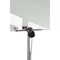 Bi-Office Glass Magnetic Revolving Whiteboard, Chrome Structure, 1500x1200mm