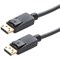 Connekt Gear Display Port to Display Port Cable, 2m Lead, Black