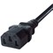 Connekt Gear IEC C13 Male to UK Mains Power Plug, 1.8m Lead, Black