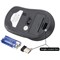 Computer Gear 5 Button Anti-Bacterial Mouse, Wireless, Black