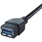 Connekt Gear USB A Female to USB A Male Extension Cable, 2m Lead, Black
