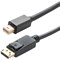 Connekt Gear Mini Display Port to Display Port Cable, 2m Lead, Black