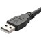 Connekt Gear USB A to USB B Printer Cable, 3m Lead, Black, Pack of 2