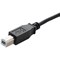 Connekt Gear USB A to USB B Printer Cable, 3m Lead, Black, Pack of 2