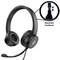 Connekt Gear Wired Overhead Headset with Boom Microphone, USB-A/USB-C 3.5mm Jack