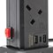 Connekt Gear Surge Protected Socket Tower Block with USB Ports, 8 Sockets