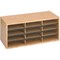 Safco Literature Organiser, 12 Compartments, Oak