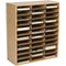 Safco Literature Organiser, 36 Compartments, Oak