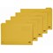 Elba Tabbed Folders, 250gsm, Set of 5, Foolscap, Yellow, Pack of 20