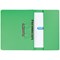 Elba Back Pocket Transfer Files, 320gsm, Foolscap, Green, Pack of 25