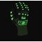 Gloveszilla Glow In The Dark Foam Nitrile Gloves, Green, Large