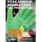Glovezilla Titan Armour Needlestick Gloves, Blue, Medium