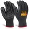 Gloveszilla Anti-Vibration Gloves, Black, XL