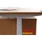 Air 1800mm Rectangular Height-Adjustable Desk, Silver Leg, Grey Oak Air 1800mm Rectangular Height-Adjustable Desk, Silver Leg, Grey Oak