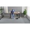Air 1400mm Rectangular Height Adjustable Desk, Black Leg, Beech