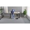Air 1600mm Rectangular Height-Adjustable Desk, Black Leg, Maple
