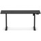 Air Lite 1600mm Slim Height Adjustable Office Desk, Black Leg, Black