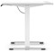 Air Lite 1000mm Height Adjustable Office Desk, White Leg, White
