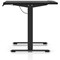 Air Lite 1200mm Height Adjustable Office Desk, Black Leg, Black