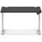 Air Lite 1200mm Height Adjustable Office Desk, Silver Leg, Black