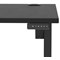 Air Lite 1400mm Height Adjustable Office Desk, Black Leg, Black