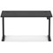 Air Lite 1400mm Height Adjustable Office Desk, Black Leg, Black