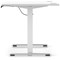 Air Lite 1600mm Height Adjustable Office Desk, White Leg, White