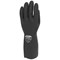 Shield Industrial Rubber Gloves, Size 8/Medium, Black