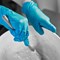 Shield Vinyl/Nitrile Mix Powder Free Gloves, XL, Blue, Pack of 100