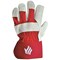 Polyco Premium Chrome Rigger Gloves, One-size, Red, Pack of 10