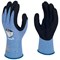Polyflex Eco Nitrile Palm Coated Gloves, Medium, Blue and Black, Pack of 10