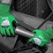 Polyco Polyflex Eco Cut Nitrile Palm Coated Hydrophobic Treated Gloves, 2XL, Green and Black, Pack of 10