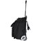 Monolith Blue Line Wheeled Laptop Case, For up to 15.6 Inch Laptops, Black