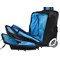 Monolith Blue Line Wheeled Laptop Case, For up to 15.6 Inch Laptops, Black