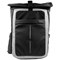 Monolith Rolltop Business Laptop Backpack, For up to 17.2 Inch Laptops, Black/Grey
