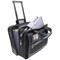 Monolith Deluxe Nylon Wheeled Laptop Case, For up to 15.6 Inch Laptops, Black