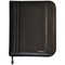 Monolith Zipped 4 O-Ring Binder, 370x270mm, Leather-Look, Black