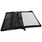 Monolith Conference Folder with Pad & Calculator, 250x340mm, Leather-Look, Black