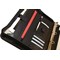 Monolith Zipped Conference Folder, 300x363mm, Leather, Black