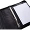Monolith 4 O-Ring Conference Binder with Pad Clip, 260x360mm, Leather-Look, Black