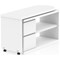 Fleur Smart Storage Desk, 1300mm, White