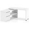 Fleur Smart Storage Desk, 1300mm, White