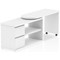 Fleur Smart Storage Desk, 1300mm, White