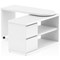 Fleur Smart Storage Desk, 1300mm, White